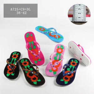 women's footwear supplier | fashionable pvc slippers for summer style