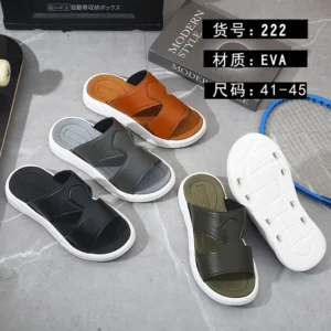 factory customized men's footwear eva slippers